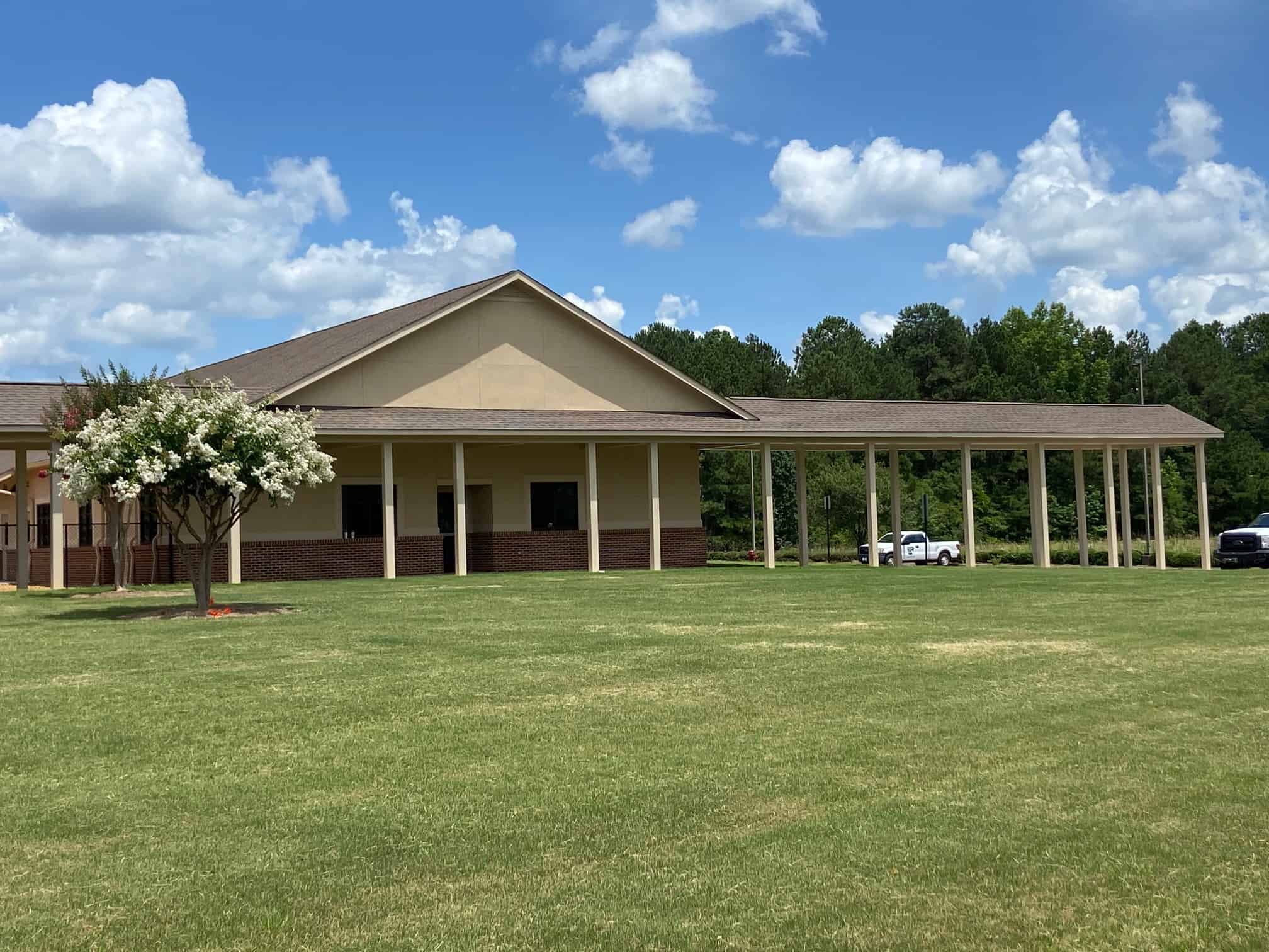 AH front walkway and church 062920